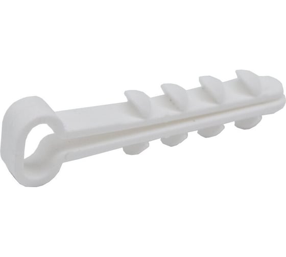 Изображение товара Дюбель-хомут для плоского кабеля Ruself 5-8 мм 100 шт. ДХБ-5-8-ПБ 00-00005902