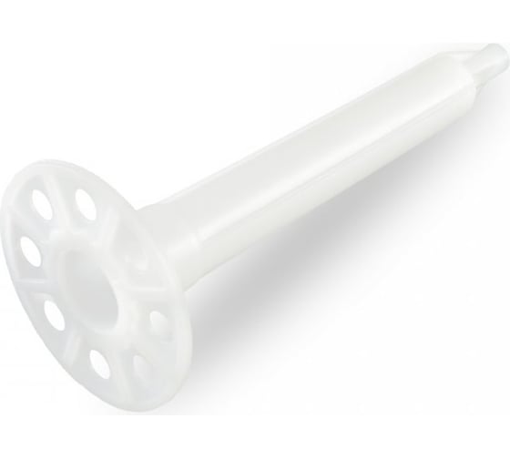 Изображение товара Тарельчатый дюбель Промрукав гриб с гвоздем для пм in120 белый, 50 шт. PR08.12257