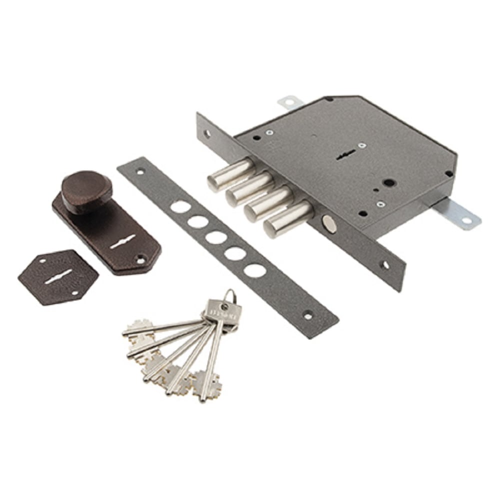 Изображение товара Врезной замок Гарант Эталон ЗТ 6243 с сувальдным механизмом и классом секретности средний