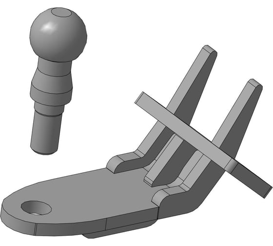 Изображение товара Фаркоп для Land Rover Discovery III, IV 2004-2017, Land Rover Range Rover Sport 2005-2013 тип шара Е Трейлер 4010