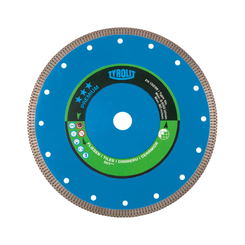 фото Алмазный диск для плитки керамогранита tyrolit 1a1r 350x2.0x35 мм r3025.4 dct*** 639571