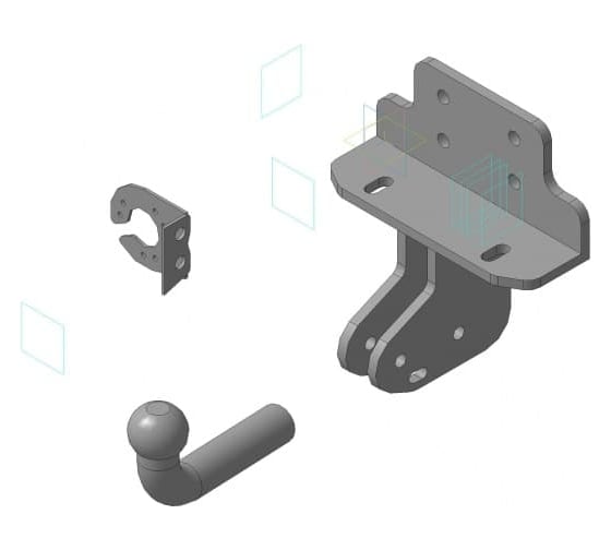 Изображение товара Фаркоп Трейлер для Toyota Land Cruiser 200 2008-2014 тип шара A 7821