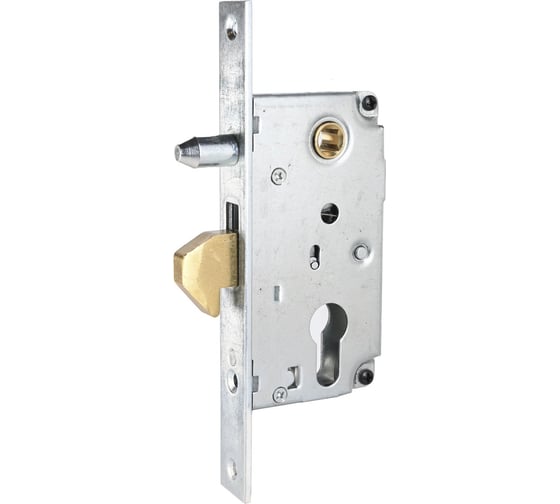 Изображение товара Врезной замок для откатных ворот БУЛАТ ЗВ4-1К.40.72.22.04 хром, 40 мм, под ц/м, м/о 72 мм 15895