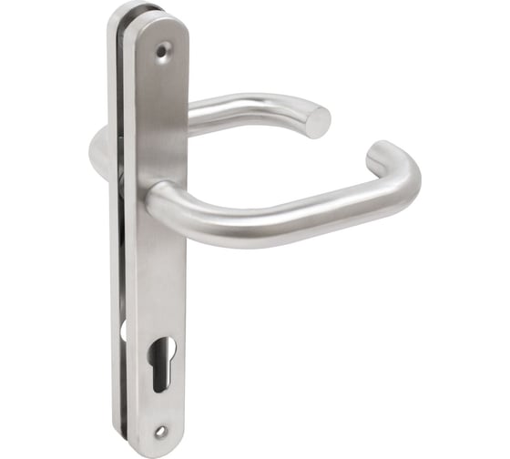 Изображение товара Ручка на планке БУЛАТ РФ 85.30.09НС AISI 304 INOX нержавеющая сталь, д/узкопроф. замков 15464