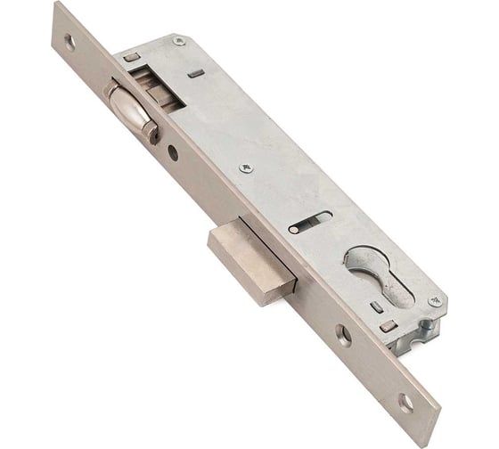 Изображение товара Врезной замок БУЛАТ ЗВ 5-1.20.00.23.08 нержавеющая сталь, 20 мм, роликовая защелка, под ц/м 15890