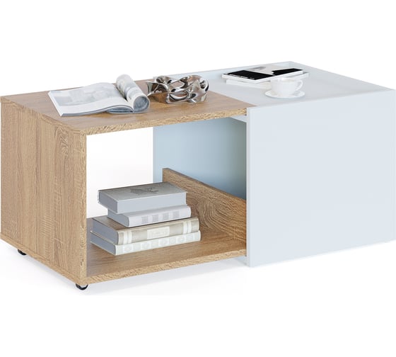 Изображение товара Журнальный стол СОКОЛ СЖ-11 дуб сонома/белый 00-00013624