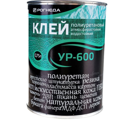 Изображение товара Полиуретановый клей Рогнеда УР-600 750 мл 24276