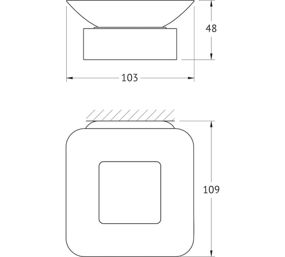 Изображение товара Держатель с мыльницей Artwelle Regen матовое стекло хром 8322