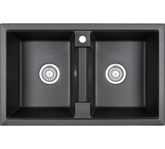 Изображение товара Кухонная мойка Granula GR-8101 кварцевая черный
