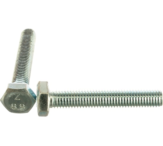 Изображение товара Оцинкованные болты Стройбат DIN 933 М10х60 10 шт. 2630054/005321