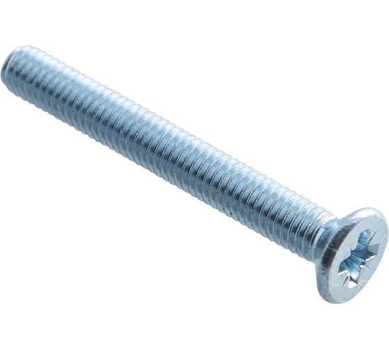 Изображение товара Оцинкованный винт с потайной головкой Стройбат DIN 965 М4x40 мм 9 шт. 2731140 243881
