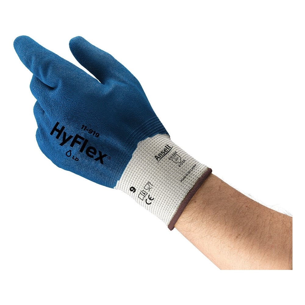 Изображение товара Перчатки Ansell HyFlex 11-919 для защиты от механических повреждений, размер 7