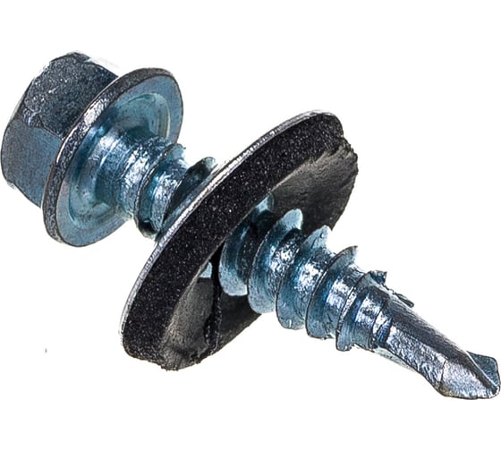 Изображение товара Кровельный саморез Стройбат оцинкованный с буром 5.5x25 мм 300 шт. 021750