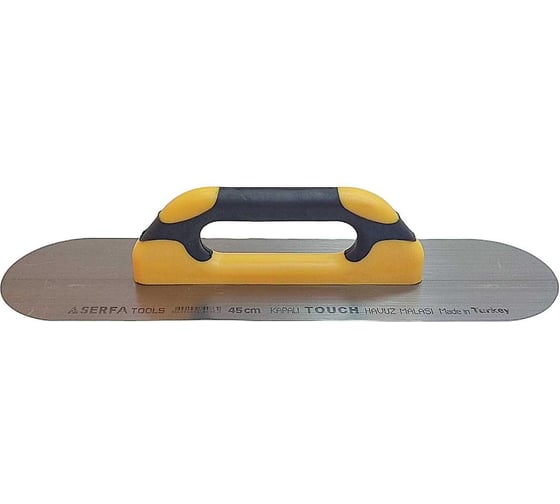 Изображение товара Гладилка Serfa для бассейнов с пластмассовой закрытой ручкой 45 см touch 486