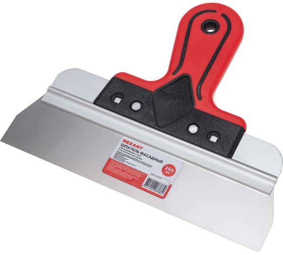Изображение товара Шпатель фасадный REXANT нержавеющая сталь, 250мм, 2-компонентная ручка 89-0214
