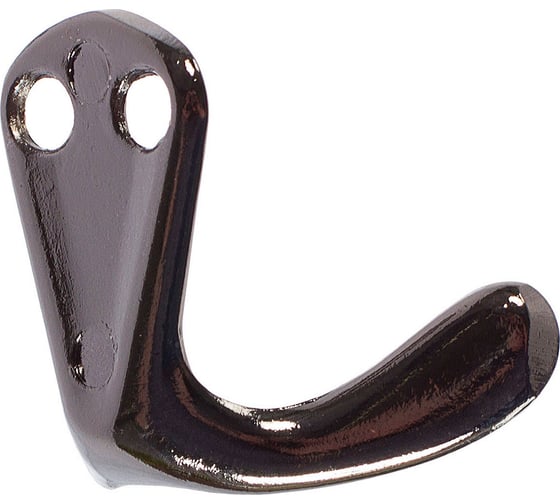 Изображение товара Мебельный двухрожковый крючок Jet 553 черный никель CQ553Z.002NP99