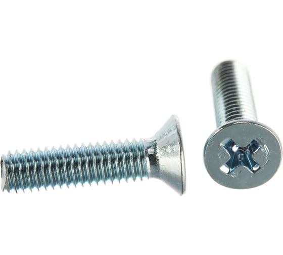 Изображение товара Оцинкованный винт с потайной головкой Стройбат DIN 965 М5x20 мм 12 шт. 2731148 017991