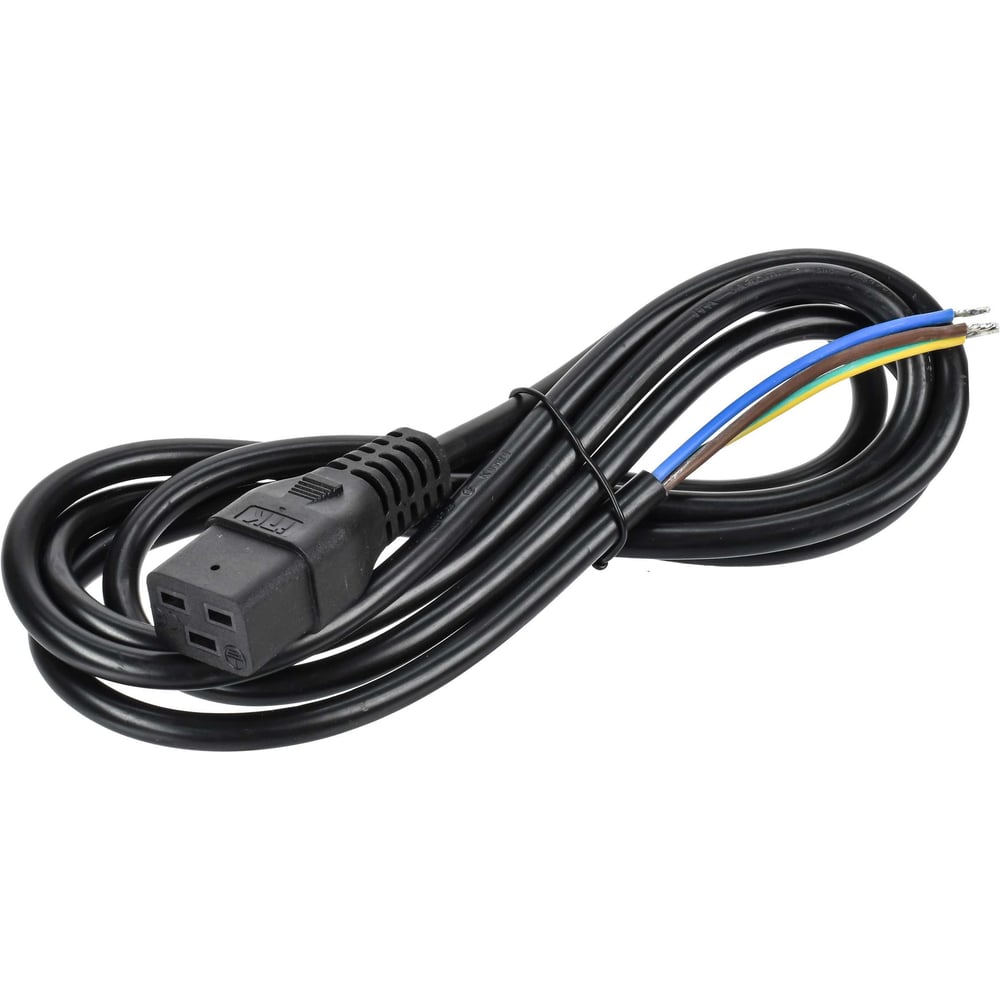 Изображение товара Кабель электропитания ITK pdu 3x1,5 2м c19-б/р PC-C19-2M
