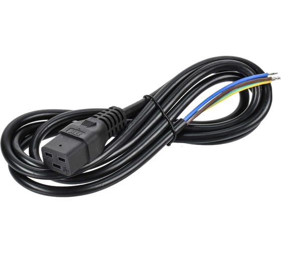 Изображение товара Кабель электропитания ITK pdu 3x1,5 2м c19-б/р PC-C19-2M