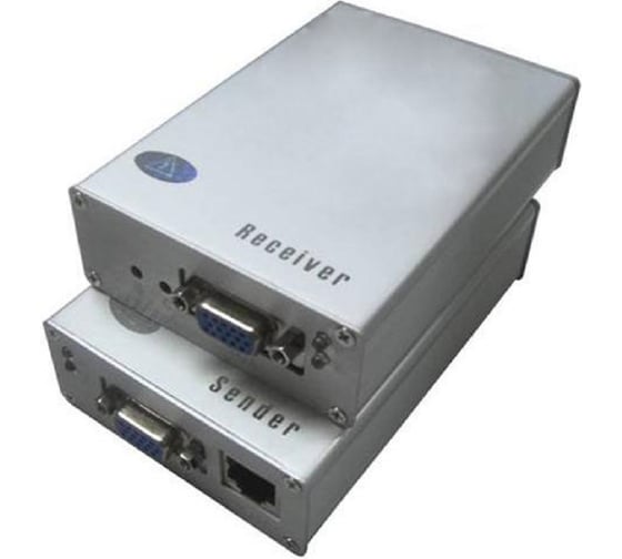 Изображение товара Комплект (передатчик+приёмник) OSNOVO TA-V/3+RA-V/3 для передачи VGA и аудиосигнала по кабелю UTP CAT5 до 200м. sct0317