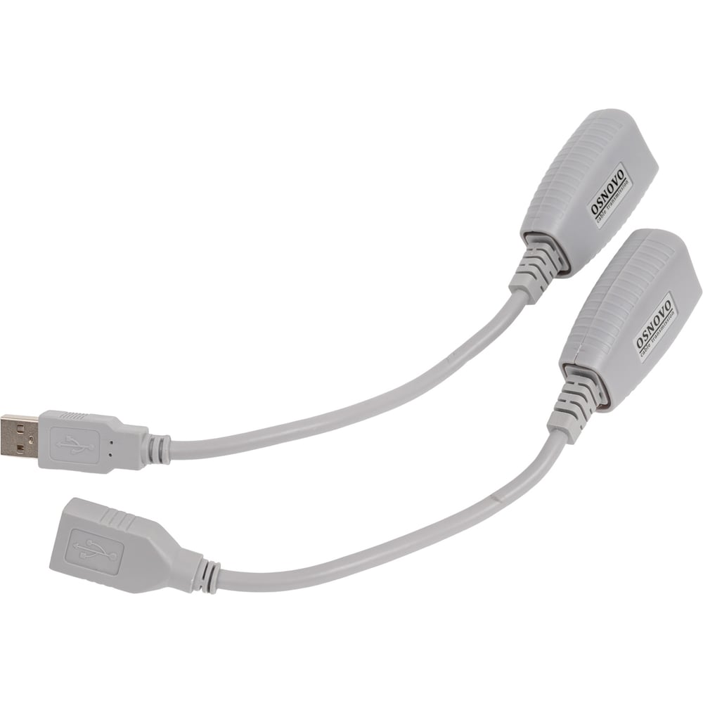 Изображение товара Удлинитель USB 1.1 интерфейса OSNOVO для клавиатуры и мыши до 100 м