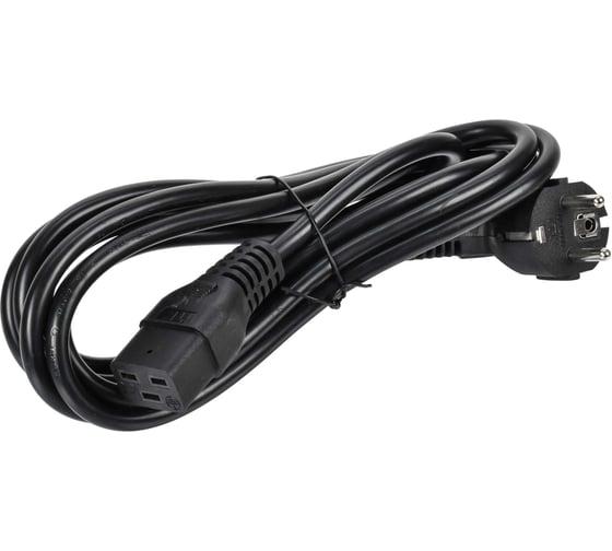 Изображение товара Кабель электропитания ITK pdu 3x1,5 3м c19-schuko PC-C19D-3M