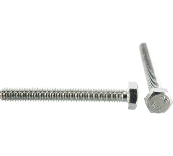 Изображение товара Оцинкованные болты Стройбат DIN 933 М6х50 40 шт. 2630021/005451