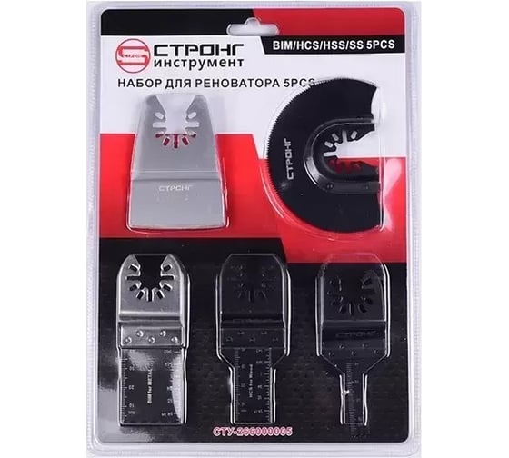 Изображение товара Набор для реноватора СТУ-266 5 шт BIM/HCS/HSS/SS Strong сту-266000005