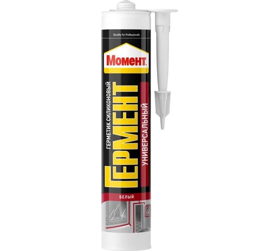 Изображение товара Силиконовый универсальный герметик Момент ГЕРМЕНТ белый 280 мл 2048977