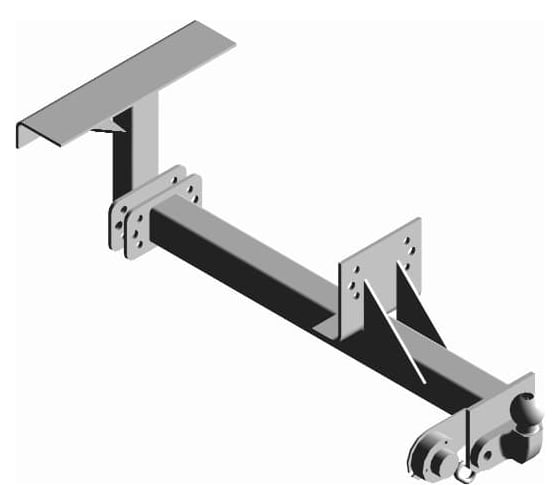 Изображение товара Фаркоп Трейлер для УАЗ 3160 1997-2002, УАЗ 3163 2005-09/2014, УАЗ 31631 2008-09/2014, УАЗ 3164 2010- тип шара Т 3163.K2