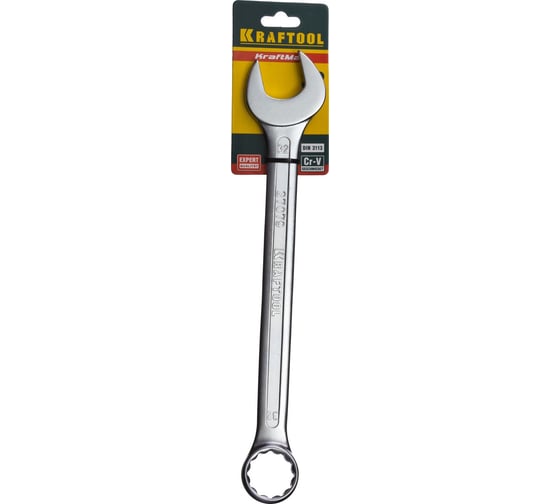 Изображение товара Гаечный ключ Kraftool Expert комбинированный хромированный Cr-V сталь 32 мм 27079-32