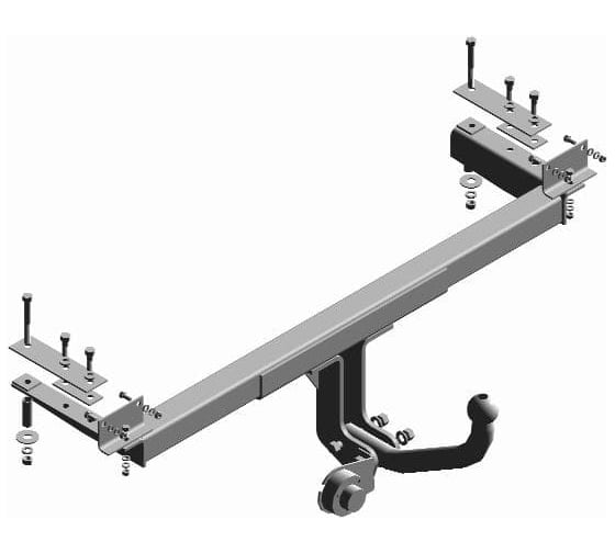 Изображение товара Фаркоп Трейлер для Kia Spectra седан, 2004-2009, тип шара A 7320