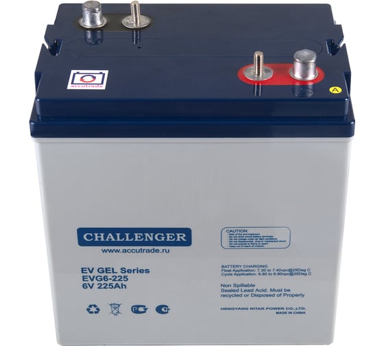 Изображение товара Батарея аккумуляторная CHALLENGER EVG6-225