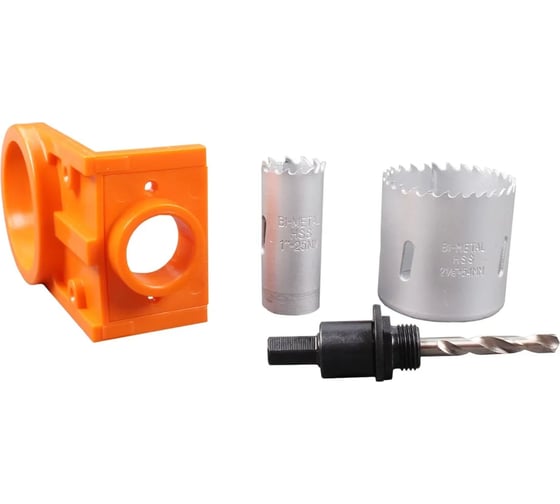 Изображение товара Набор для врезки замка стк-070 коронки 22 мм, 54 мм Strong стк-07002554