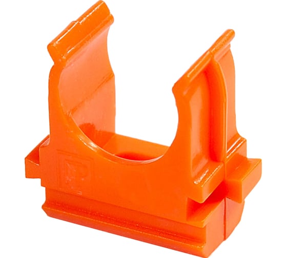 Изображение товара Крепеж-клипса для труб Промрукав АБС-пластик оранжевая д20 PR13.0064