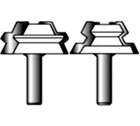 Изображение товара Фреза СТФ-3510 37х22х8 мм, 2 шт Strong стф-35100008