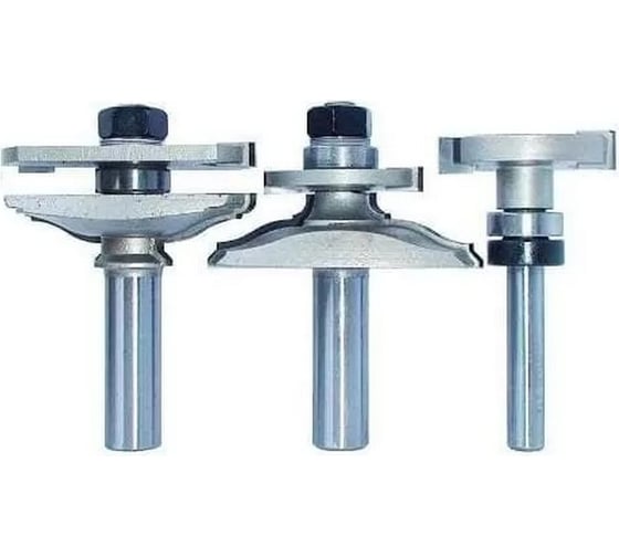 Изображение товара Фрезы СТФ-3512 12x60x24 мм/8x37x8 мм, 3 шт Strong стф-35120060