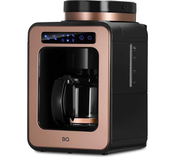 Изображение товара Капельная кофеварка со встроенной кофемолкой BQ cm7000 розовое золото-черный 86199513
