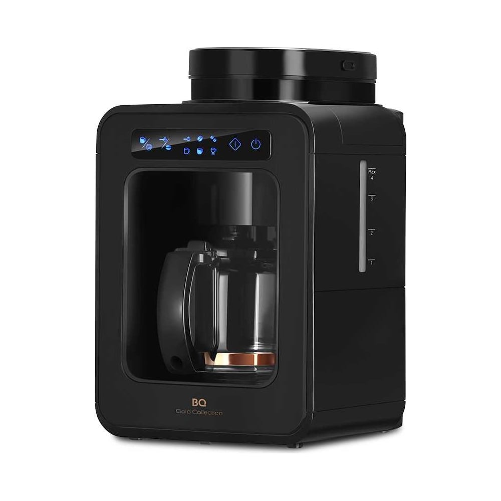 Изображение товара Капельная кофеварка со встроенной кофемолкой BQ cm7000 черный розовое золото