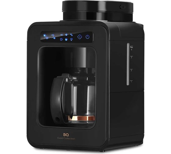 Изображение товара Капельная кофеварка со встроенной кофемолкой BQ cm7000 черный-розовое золото 86199512