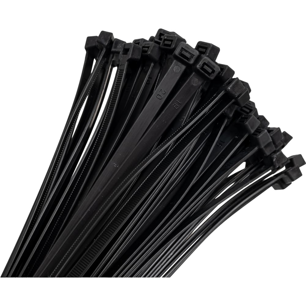 Изображение товара Кабельные стяжки FORTISFLEX КСС Nord черные 8х500 мм, 100 шт.