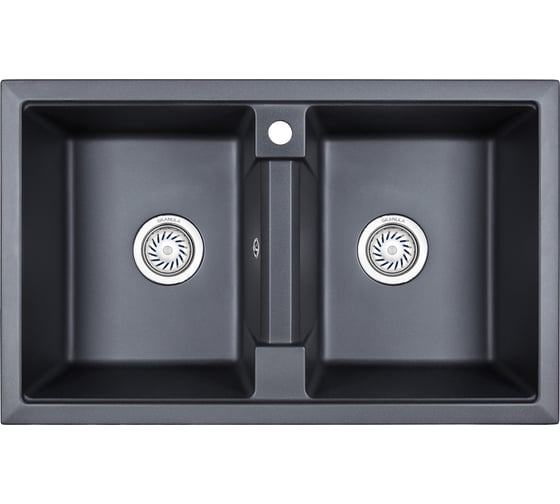 Изображение товара Кухонная мойка Granula GR-8101 кварцевая шварц