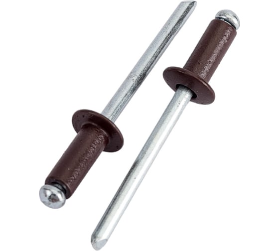 Изображение товара Заклепка вытяжная Daxmer 4,8х12 алюм/сталь RAL 8017, 1000 шт 00000313894