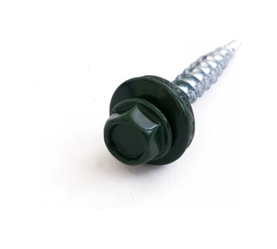 Изображение товара Кровельный саморез Промрукав 5.5x19 мм, ral 6005 зеленый, 100 шт. PR08.12308