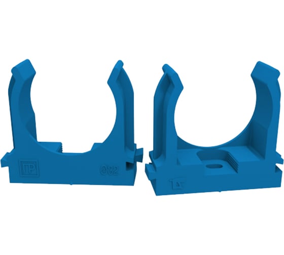 Изображение товара Крепёж-клипса для труб Промрукав АБС-пластик синяя д32 25 шт PR13.0108
