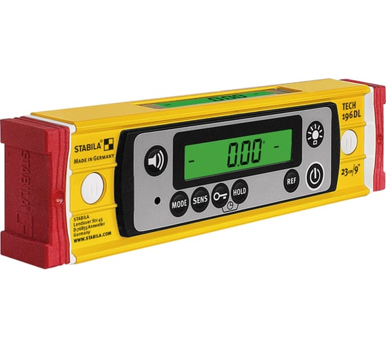 Изображение товара Уровень STABILA tech 196 dl, 23см (ip 67, 2 жк диспл., точн. 0,5 мм/м), шт 19831