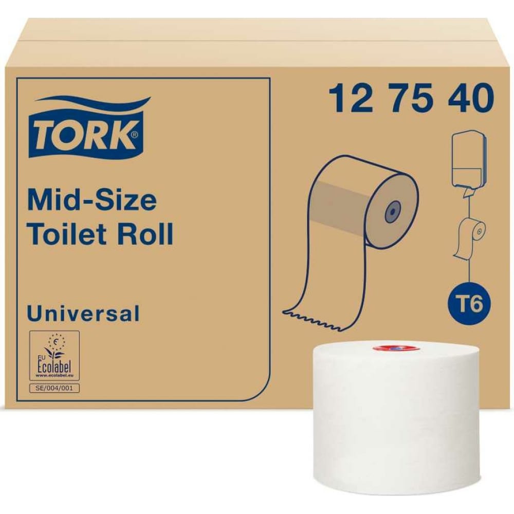 фото Мягкая туалетная бумага tork