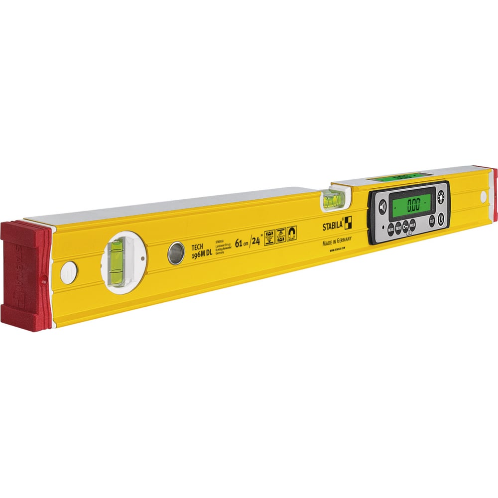 Изображение товара Уровень STABILA tech 196m dl, 61см (ip 67, 2верт.,1гориз., 2 жк дисп., точн. 0,5мм/м) , шт 19823