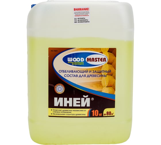 Изображение товара Отбеливающий и защитный комплекс для древесины Woodmaster Иней 10 кг 15861