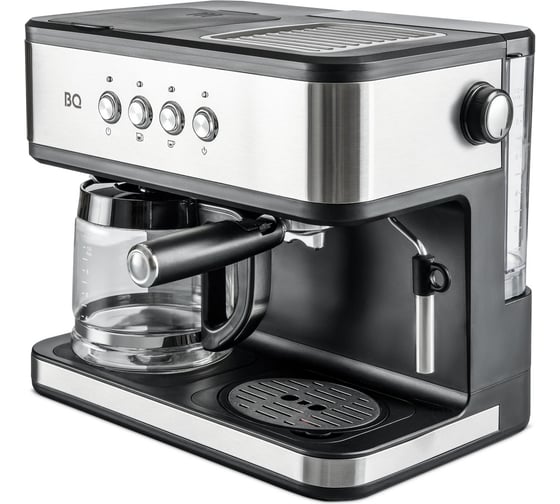 Изображение товара Кофеварка 2 в 1 BQ cm1005 стальной-черный 86198277